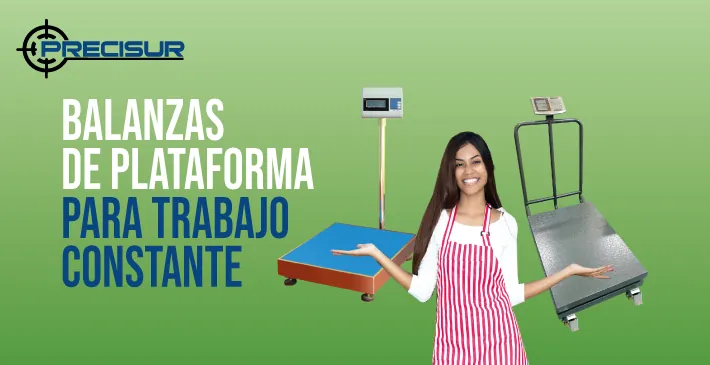 Balanzas de plataforma para trabajo constante