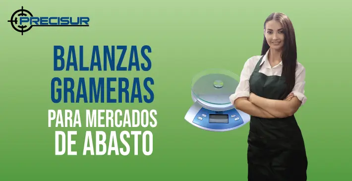 Balanzas grameras para mercados de abastos