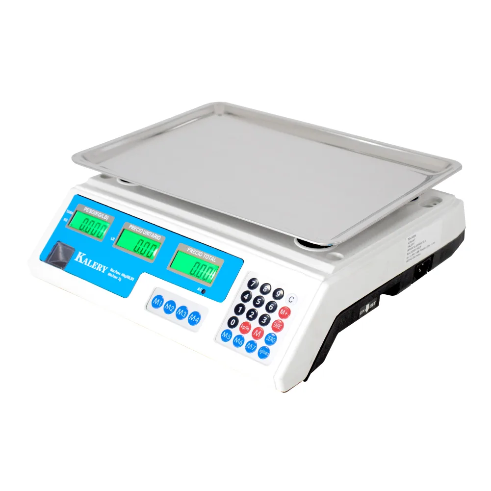 Balanza Comercial Kalery ACS-A4 de 40 Kilos