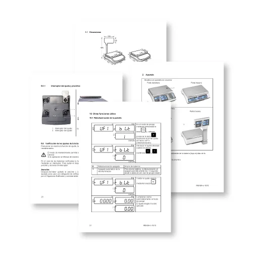 Manuales de Balanzas