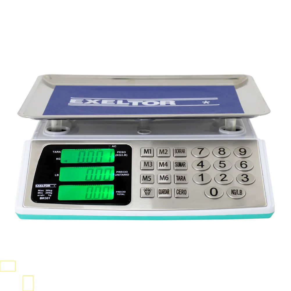 Balanzas Para Mini Market Exeltor br301 de 30 Kilos