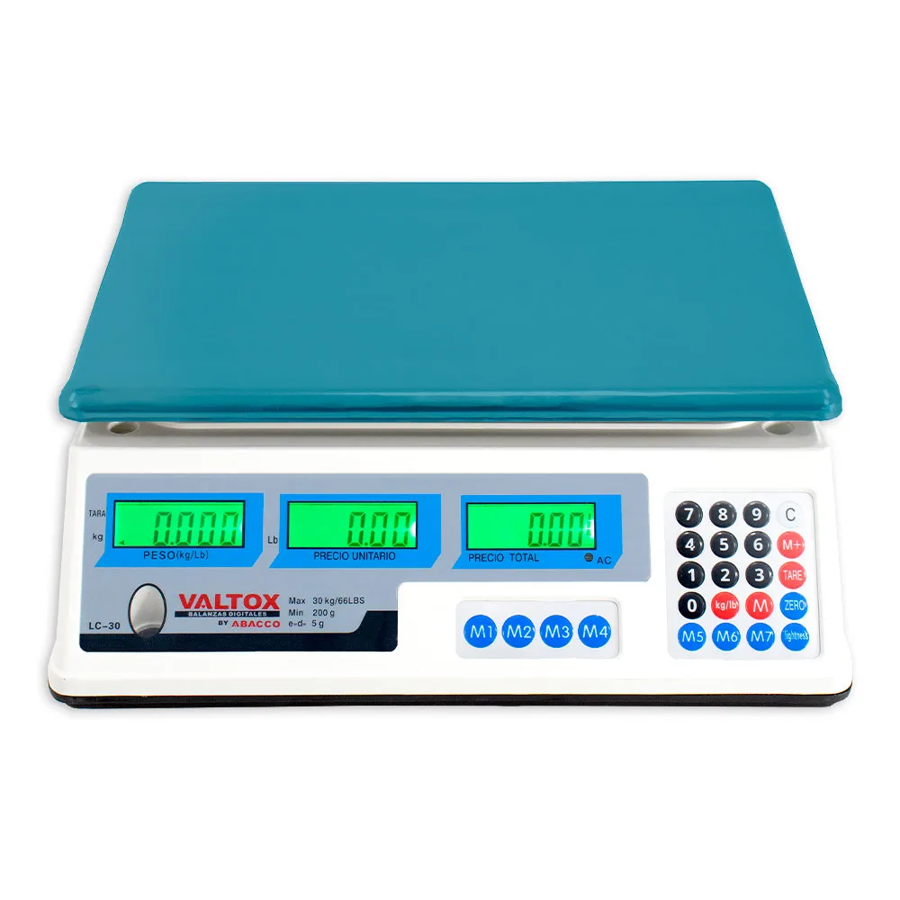 Balanza Para Panadería Valtox LC-30 de 30 Kilos