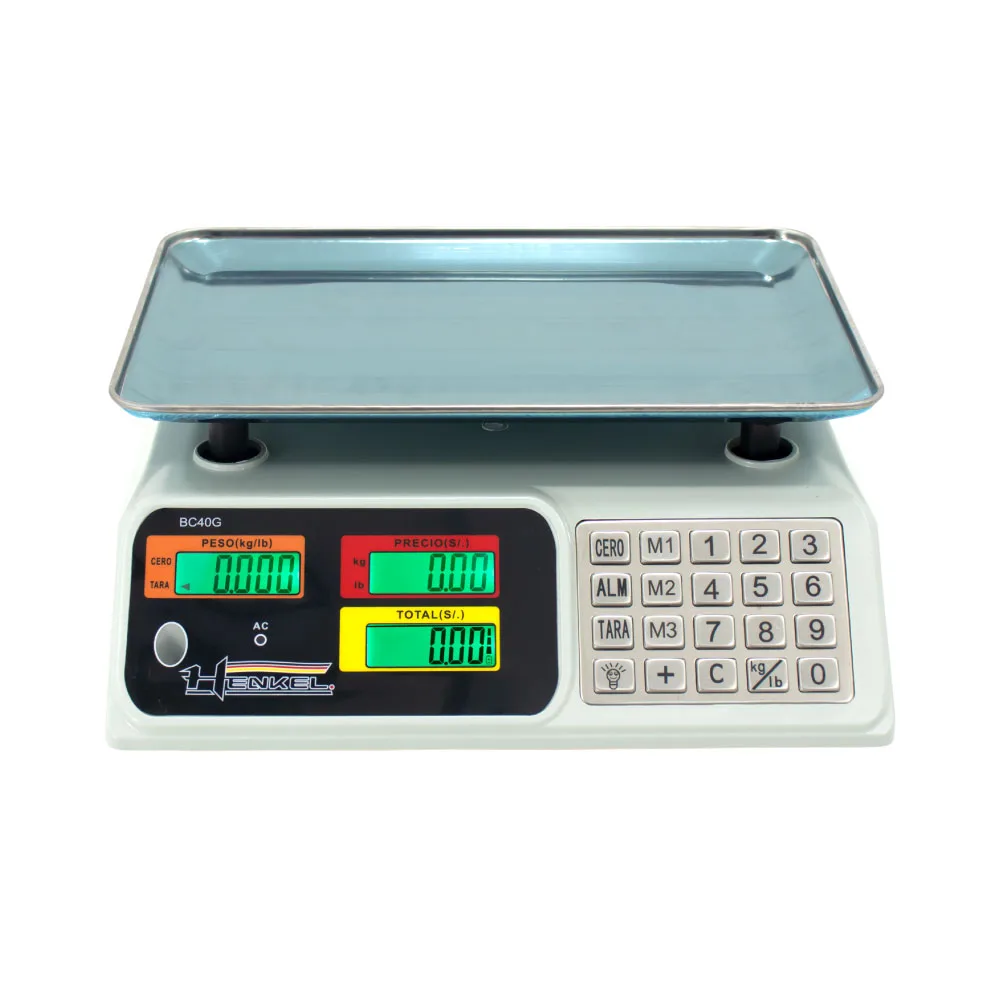 Balanza para Ambulante Henkel BC40G de 40 Kilos