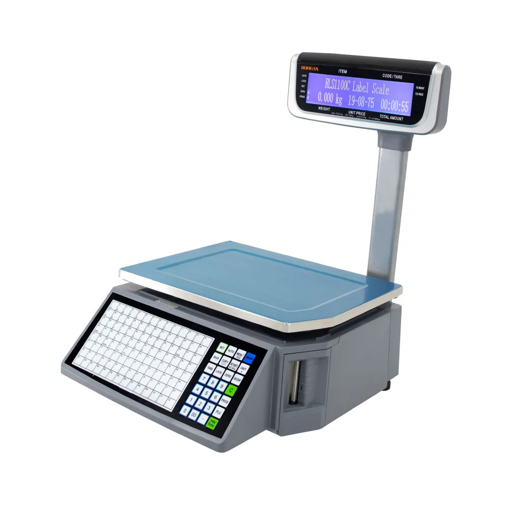 Balanza Etiquetadora Rongta RLS1100C de 30 kilos