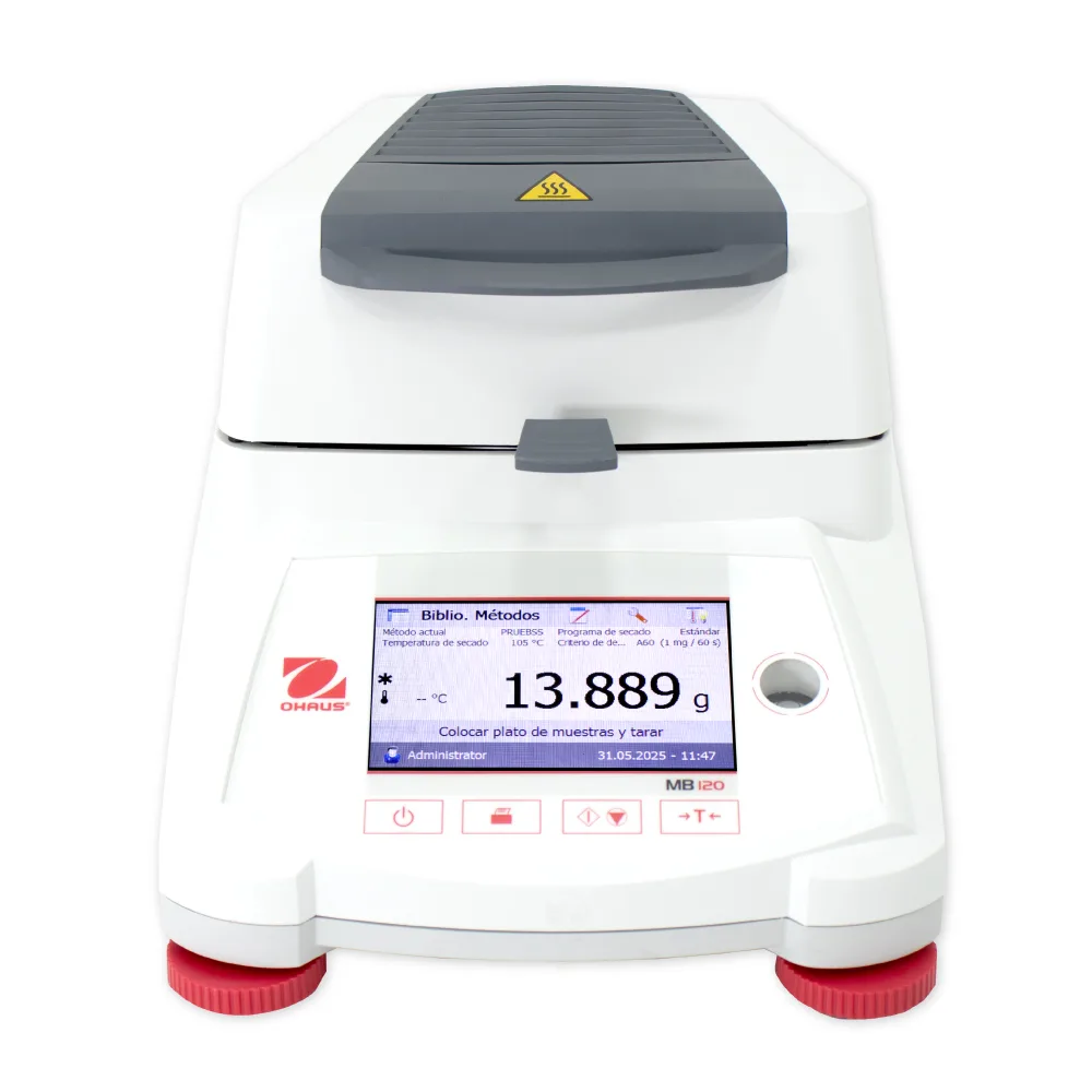 Balanza de Humedad Ohaus MB120 de 120 Gramos