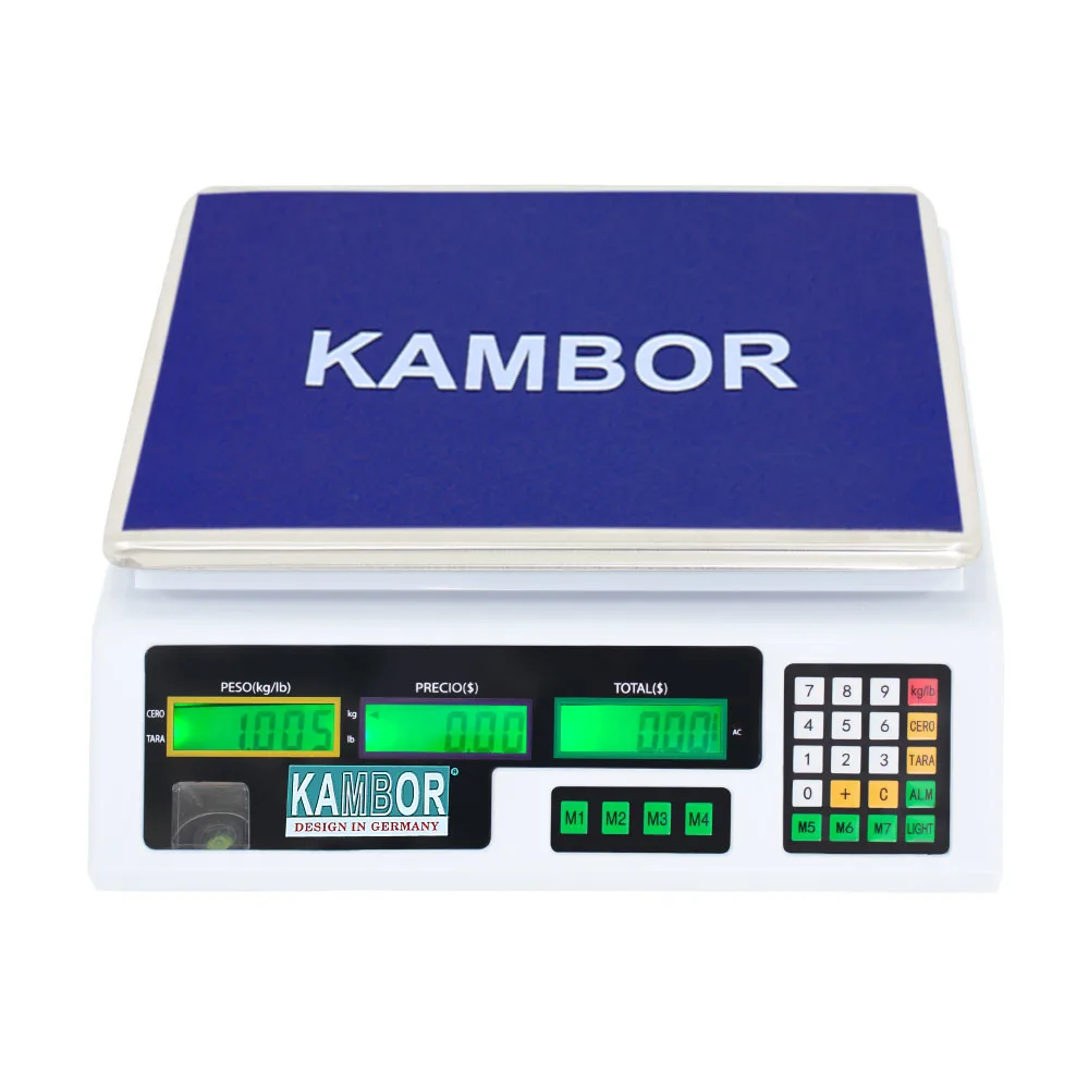 Calibración Balanza Comercial Kambor Acs