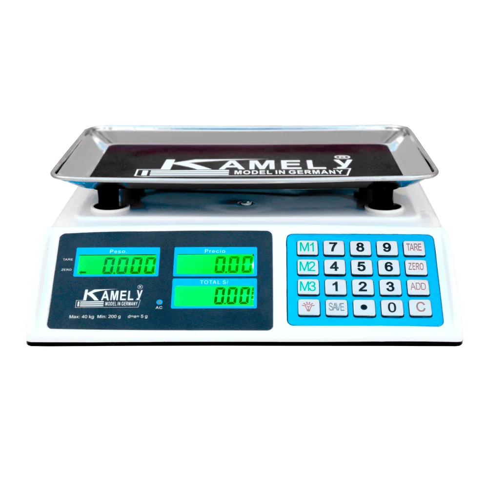 Calibración Balanza Comercial Kamely ACS-A