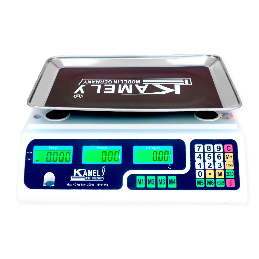 Calibración Balanza Comercial Kamely ACS