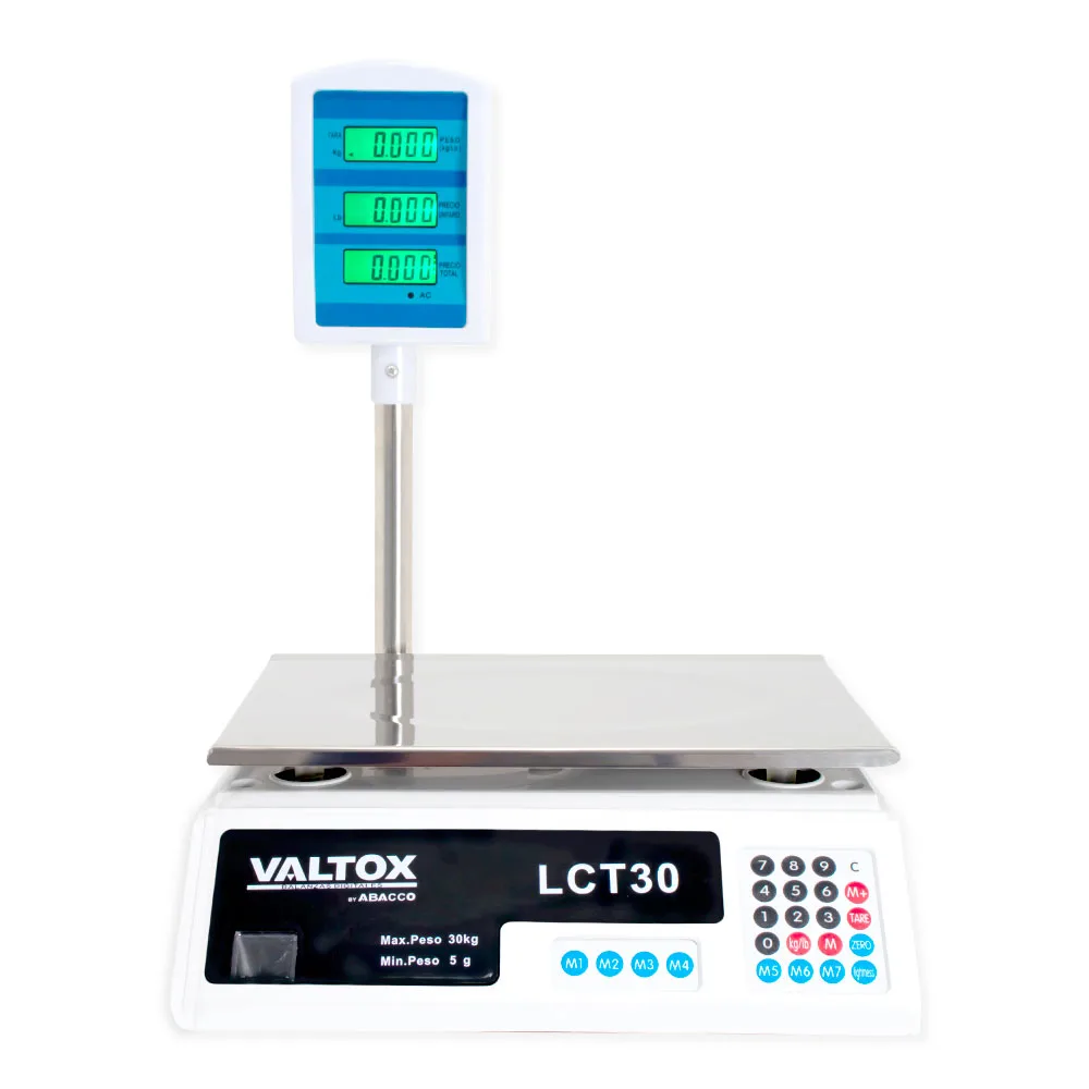Calibración Balanza Comercial Valtox LCT30