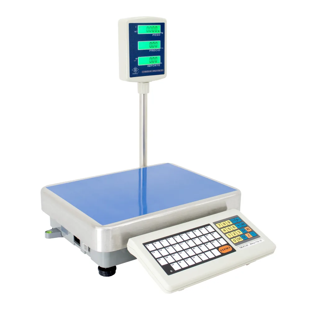 Calibración de Balanza Excell TBLP3-35 de 60 Kilos