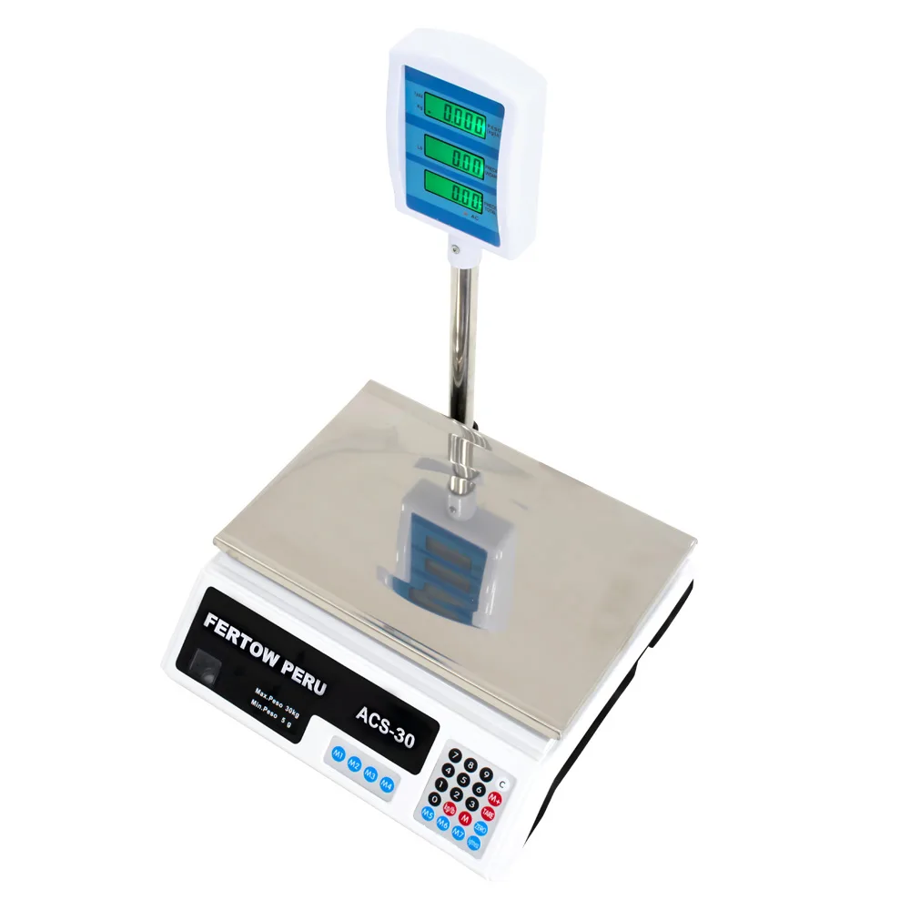 Calibración de Balanza Fertow Peru ACS de 30 kilos