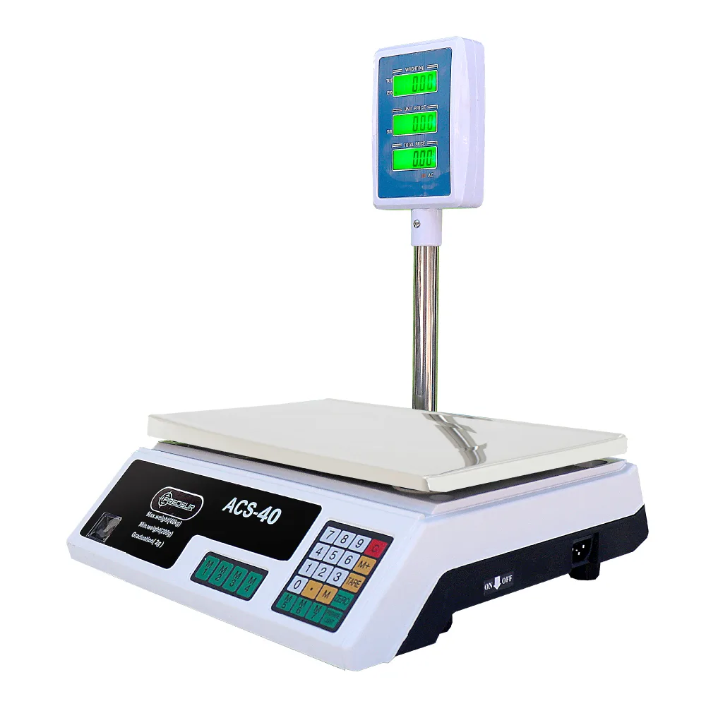 Calibración de Balanzas Precisur ACS de 40 Kilos