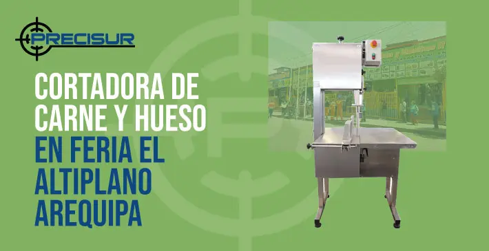 Cortadora de Carne y Hueso en Feria El Altiplano Arequipa