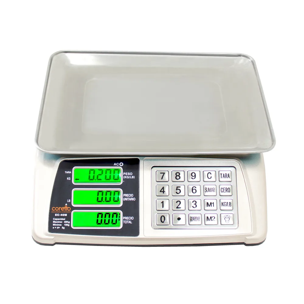 Balanza Coretto EC-40M de 40 Kilos
