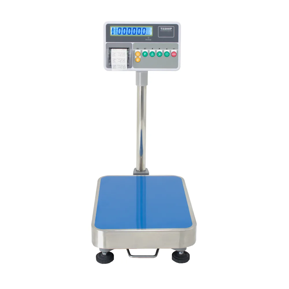 Balanza de Plataforma Etiquetadora T-Scale T2200P de 100 Kilos