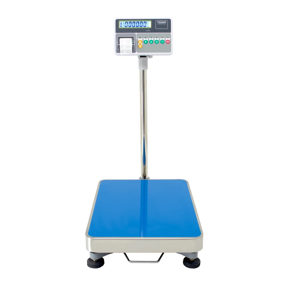 Balanza de Plataforma Etiquetadora T-Scale T2200P de 300 Kilos