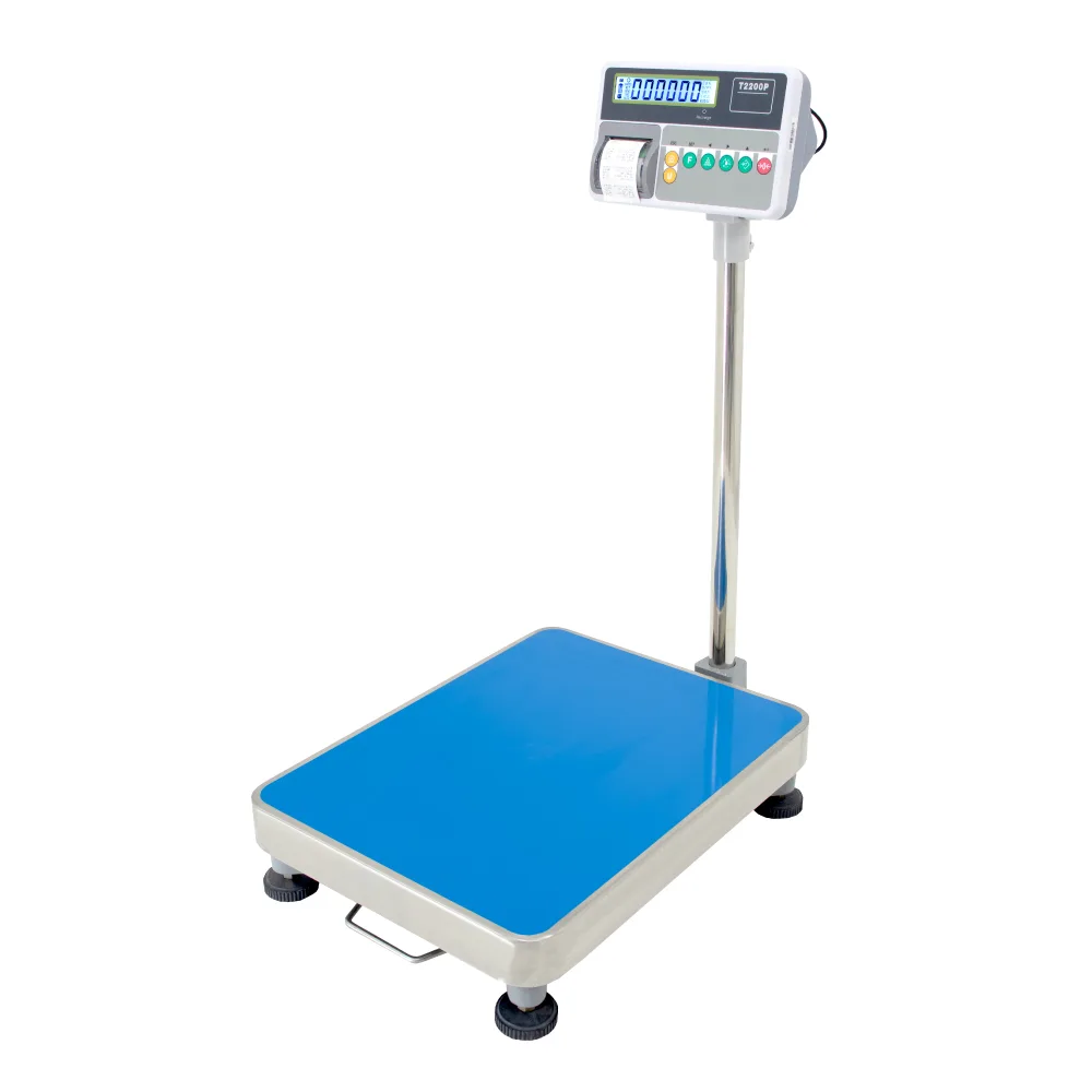 Balanza de Plataforma Etiquetadora T-Scale T2200P de 300 Kilos