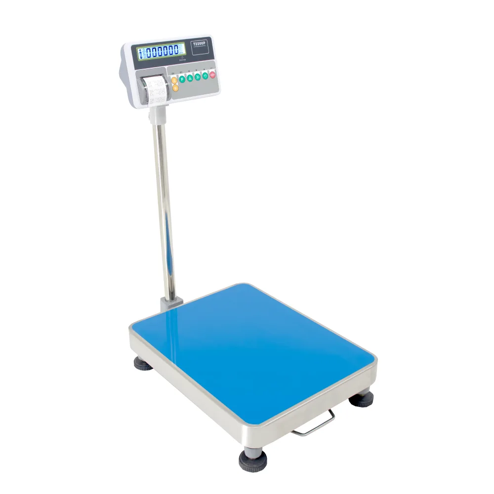 Balanza de Plataforma Etiquetadora T-Scale T2200P de 300 Kilos