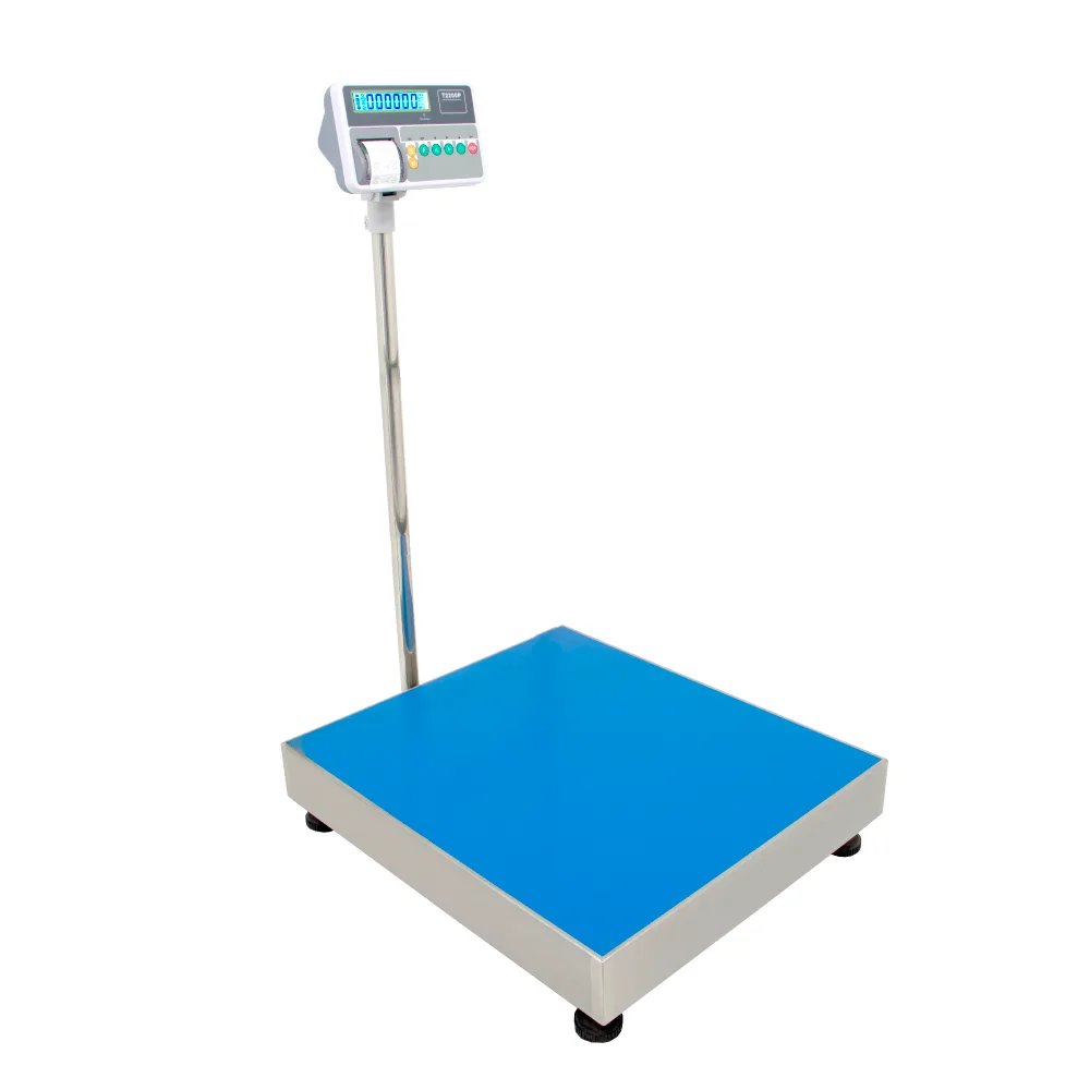 Balanza de Plataforma Etiquetadora T-Scale T2200P de 500 Kilos 80x60