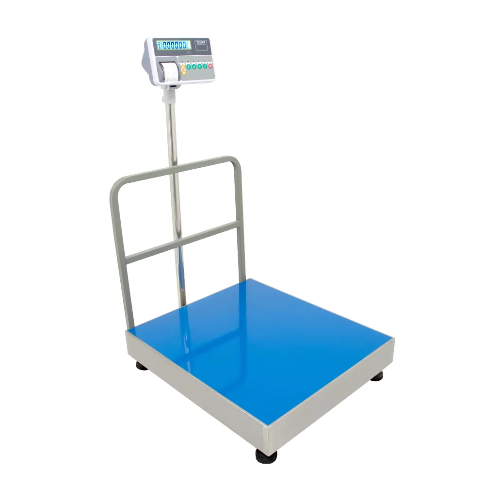Balanza de Plataforma Etiquetadora T-Scale T2200P de 500 Kilos 80x70