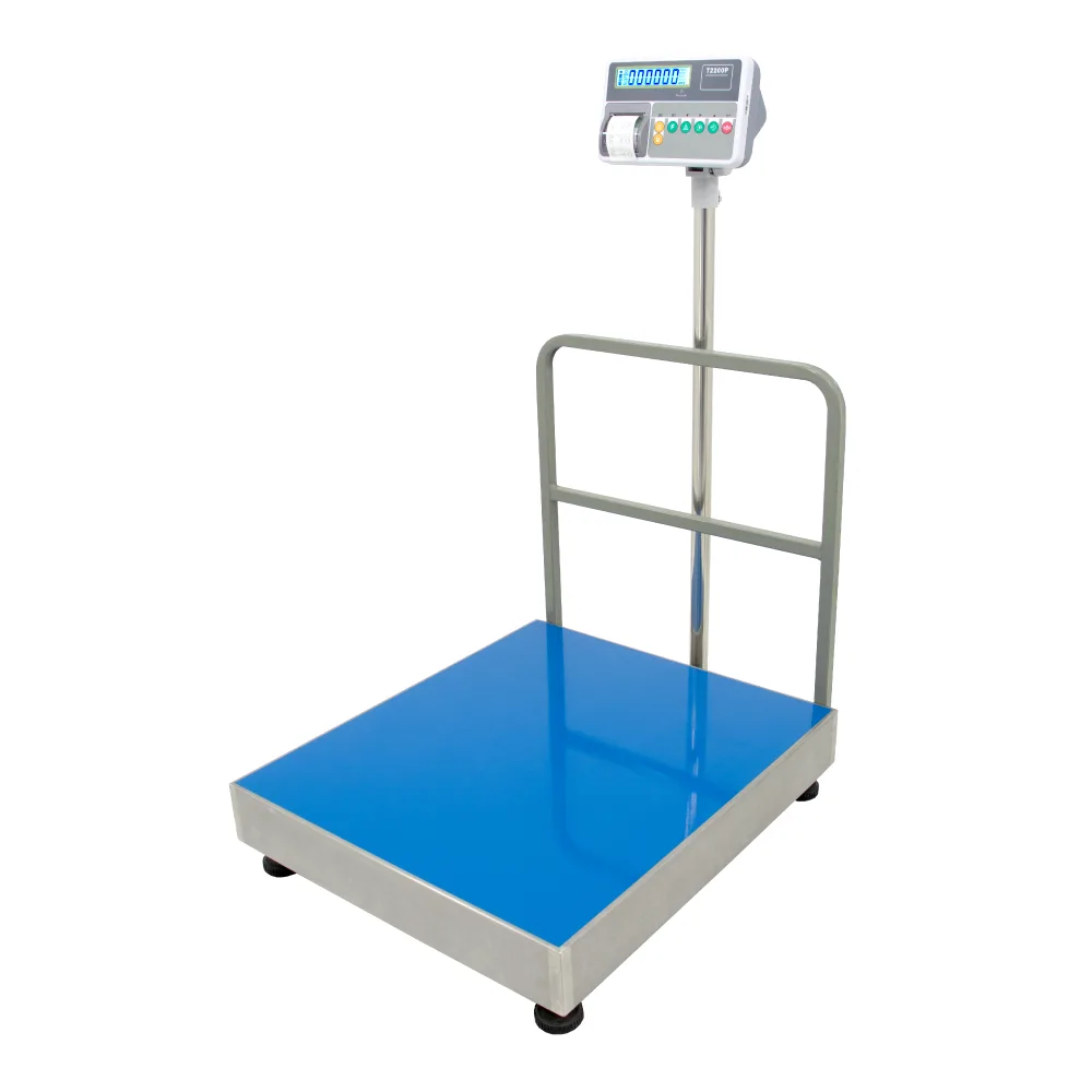 Balanza de Plataforma Etiquetadora T-Scale T2200P de 500 Kilos 80x70