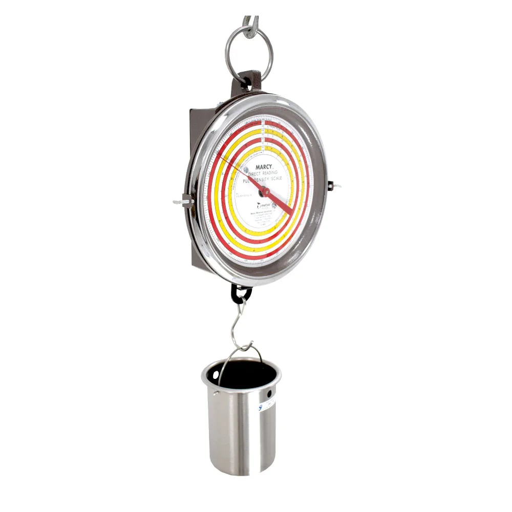 Balanza Marcy con recipiente de acero CS-10S de 1000 ML