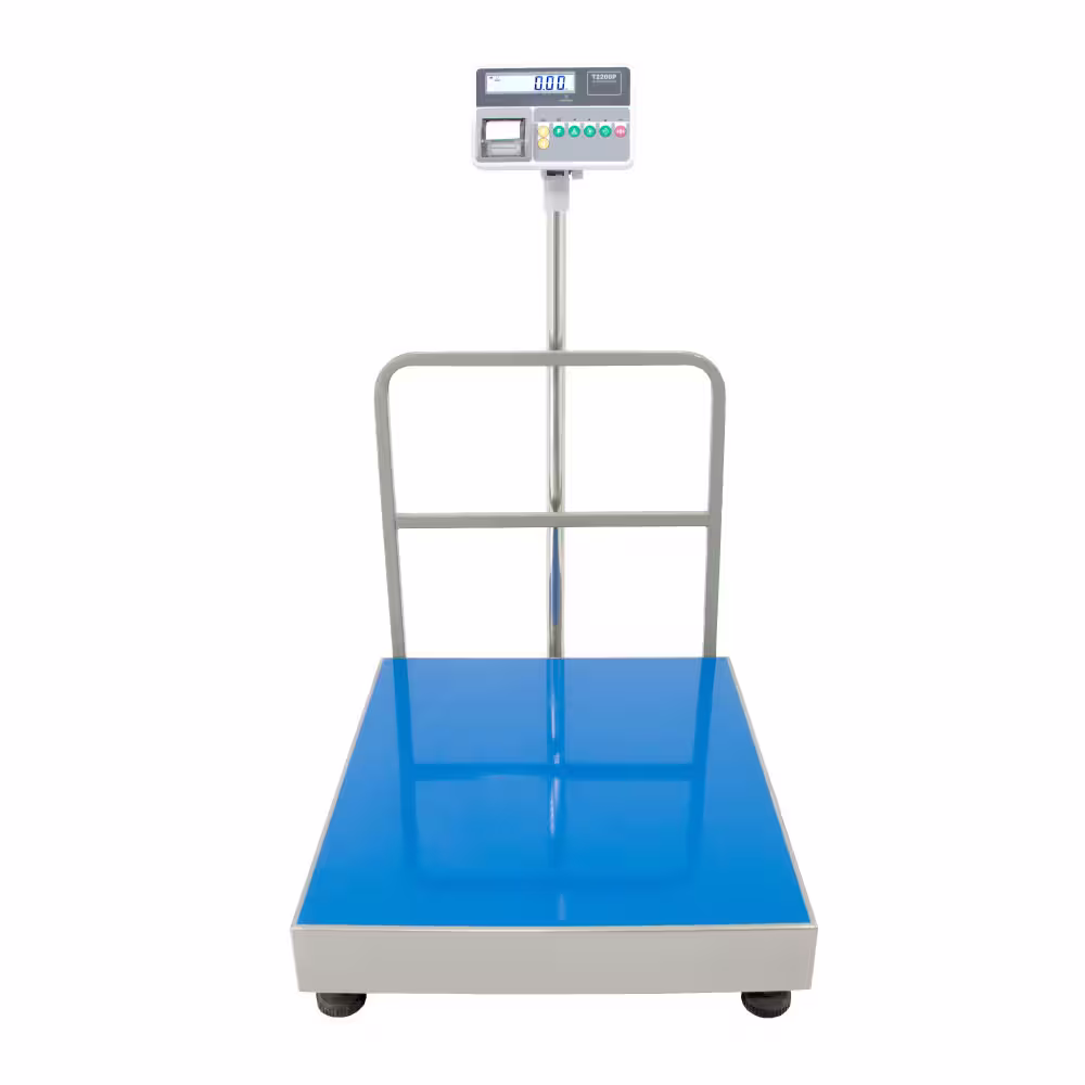 Balanza de Plataforma T-Scale T2200P de 600 Kilos 80 x 70 cm