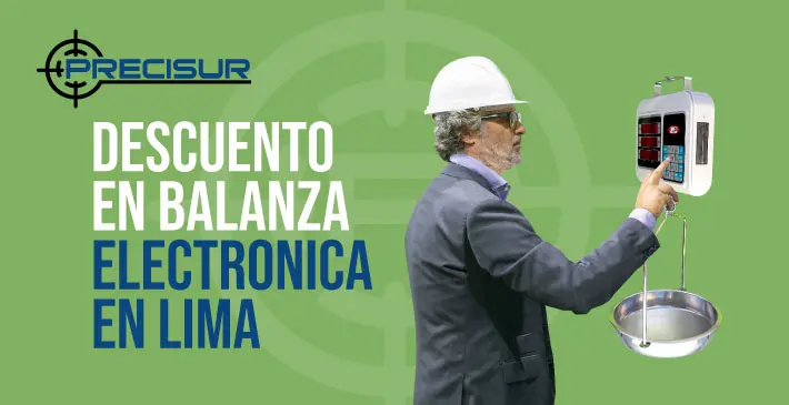 Descuento en balanza electrónica en Lima