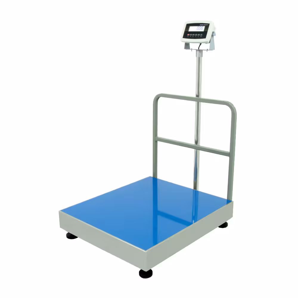 Balanza de Plataforma Weighing Indicator 7516 de 500 Kilos 70 x 60 cm