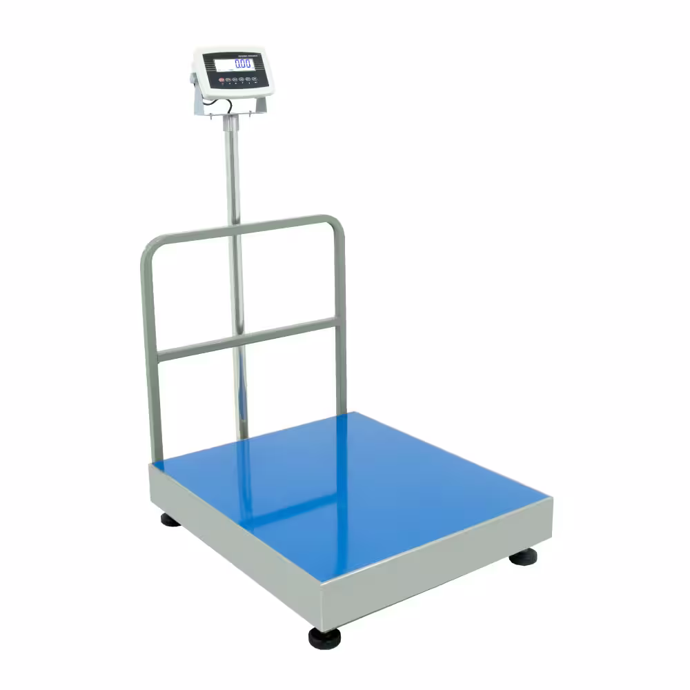 Balanza de Plataforma Weighing Indicator 7516 de 500 Kilos 80 x 70 cm