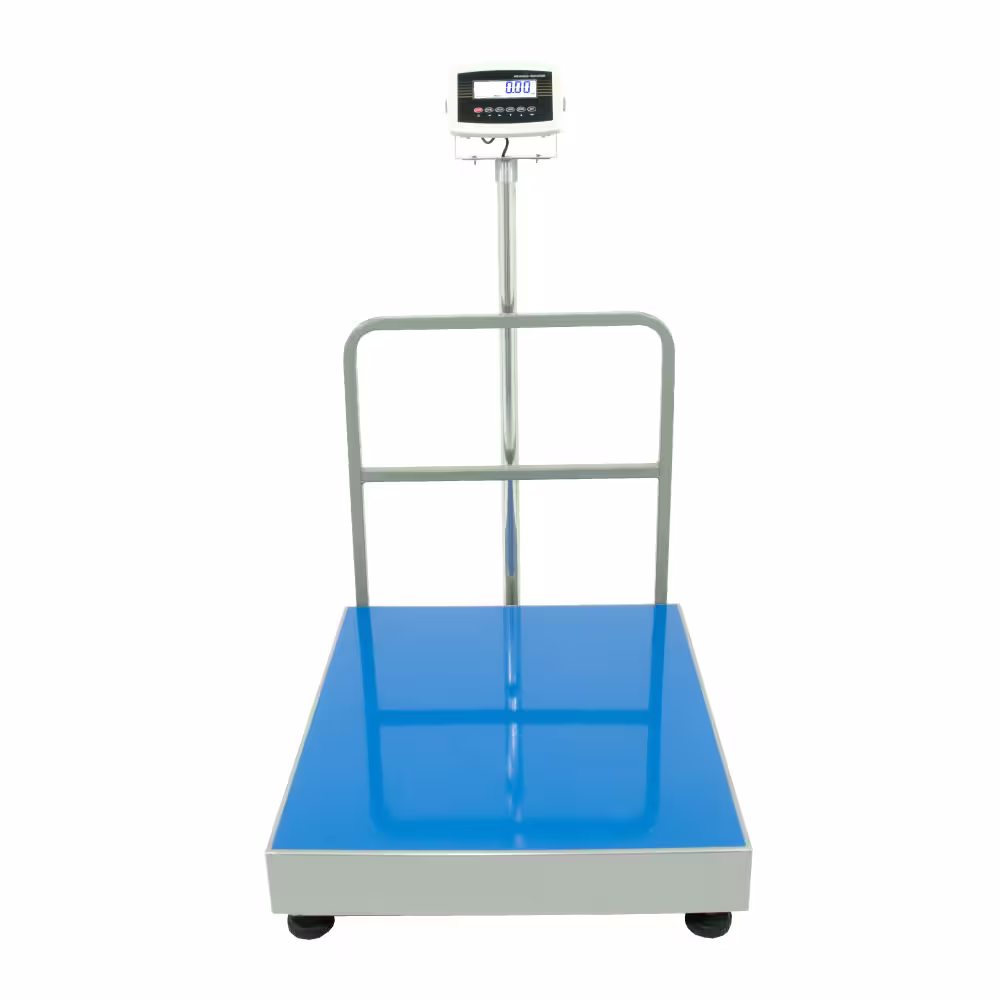 Balanza de Plataforma Weighing Indicator 7516 de 500 Kilos 80 x 70 cm