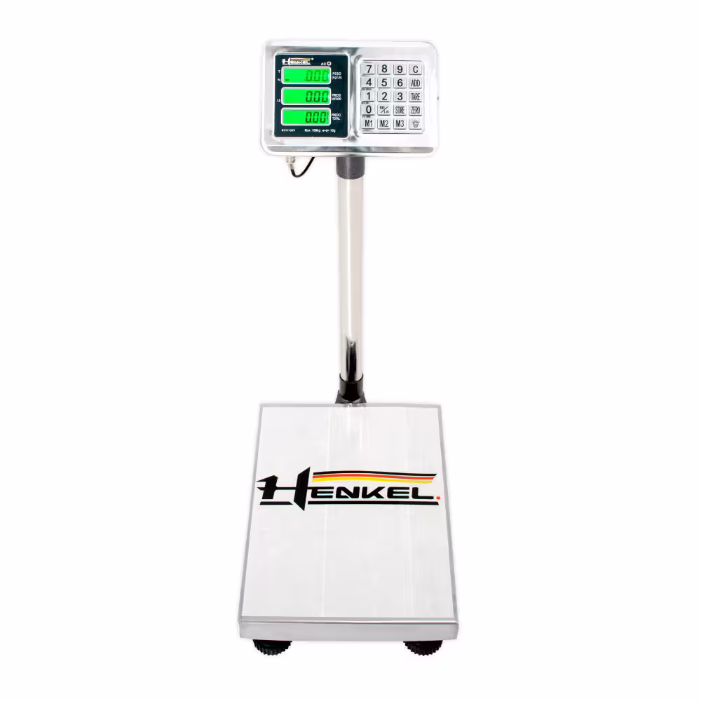 Balanza de Plataforma Henkel BCH150V de 150 Kilos 40 x 30 cm