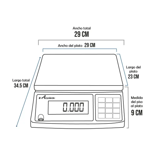 Balanza Contadora e-Accura WA2 de 30 kilos