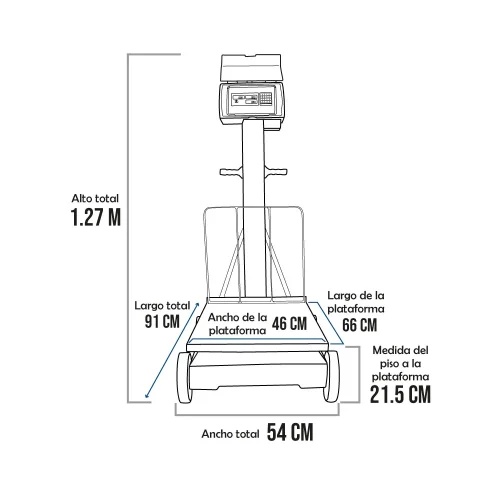 Balanza Electromecánica Excell AP4-A de 500 Kilos