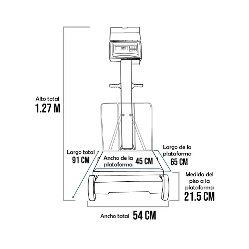 Balanza Electromecánica e-Accura SB53 de 500 Kilos