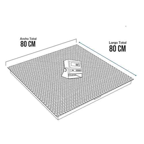 Balanza Industrial Hand Free de 500 Kilos