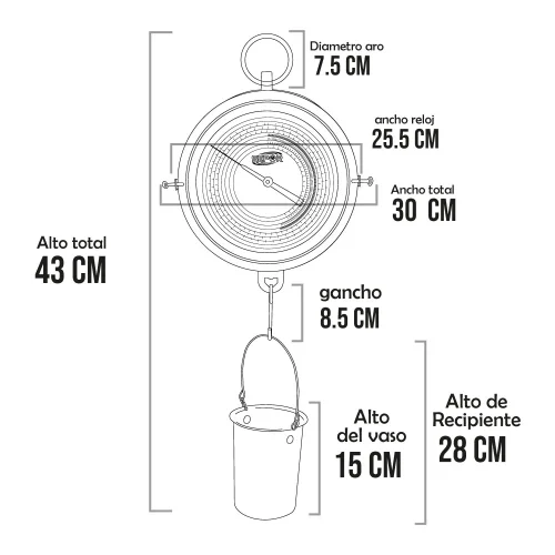Balanza Marcy Sepor Con Recipiente de Acero de 1 Litro