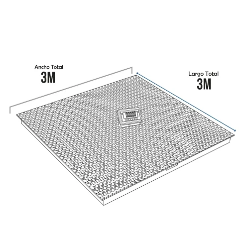 Balanza de Piso T-Scale BWS de 10 Toneladas
