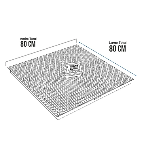 Balanza de Piso T-Scale BWS de 500 Kilos
