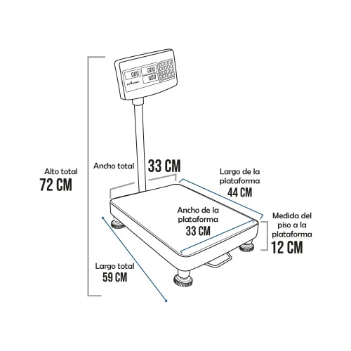 Balanza de Suelo e-Accura SB-51 de 60 Kilos