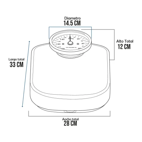 Balanza para Pesar Personas Scale DT02 de 160 Kilos
