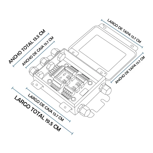 Caja de Unión Precisur CUAI de Acero Inoxidable