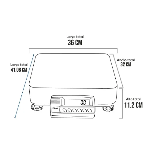 Balanza Gramera T-Scale PRW de 60 Kilos